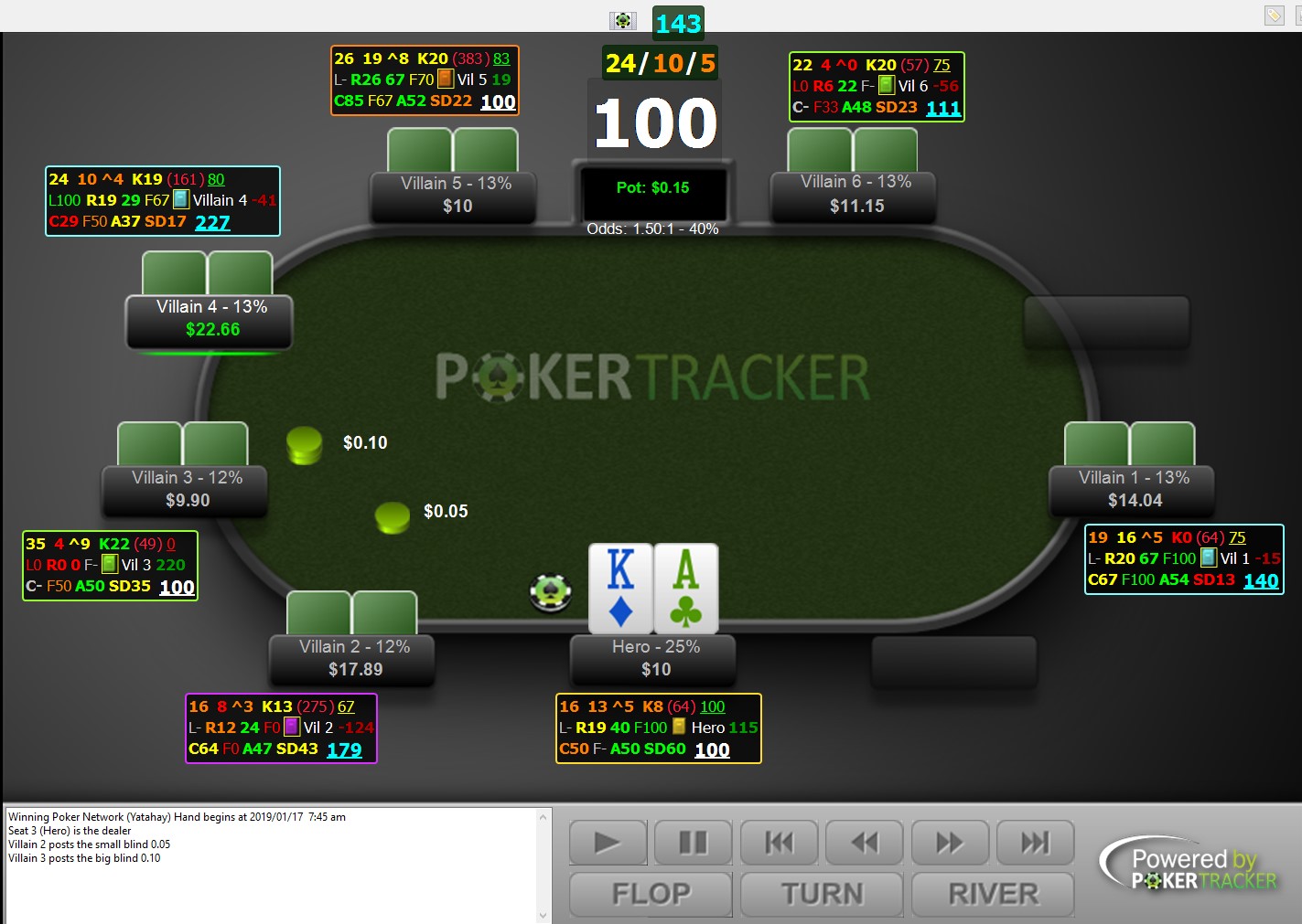 configure pokertracker with acr
